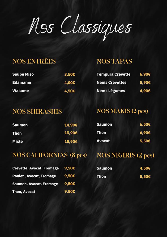 Monak - Sushi Bar Fusion | Restaurant japonais & sushi à Montpellier - Menu Image 2